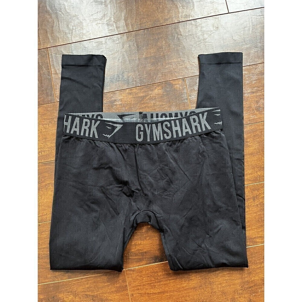 Gymshark Seamless Legging Black Logo Waist Band Read Below